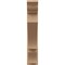 Ekena Millwork 8-in W x 40-in D x 40-in H Balboa Trad Rough Cedar Woodgrain TimberThane Outlooker, Primed Tan OUTUR080X40X40BOA04RCPR - alternate 2